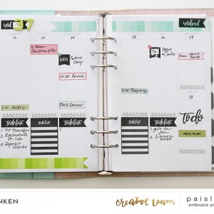 Paislee Press in my Planner
