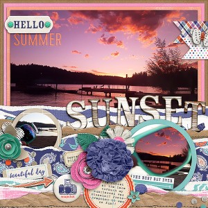 Hello Summer Sunset