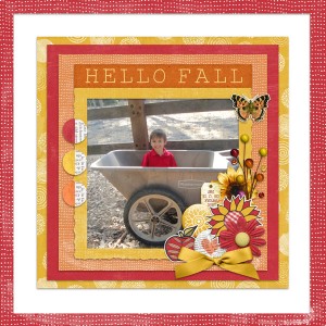 Jamie in the Wheel Barrow- Slow Scrap