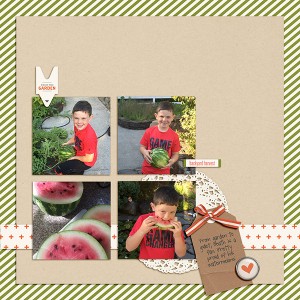 Eating Watermelon