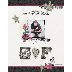 E loves F
