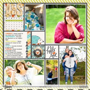 2016 Project Life Week 36 (Left Side)