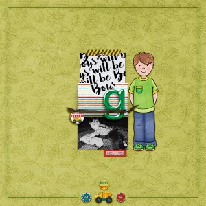 Boys will be Boys (Oct Scraplift Challenge)