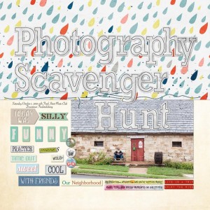 DSD Saturday pm speed scrap - Scavenger Hunt