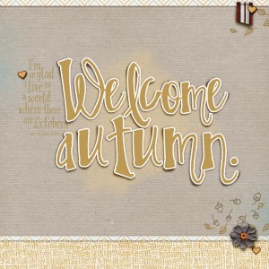 welcome autumn