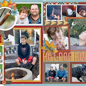Hot Dog Roast (Double Page)