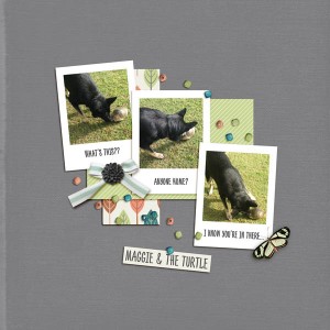 Maggie & The Turtle - October Template Challenge