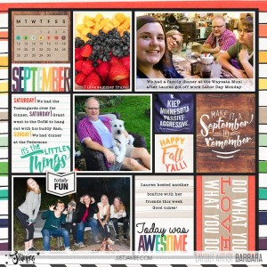 2016 Project Life | Week 37 (Left Side)