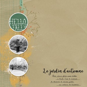 Le jardin d'automne