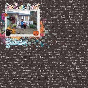 Trick or Treat- Speed Scrap