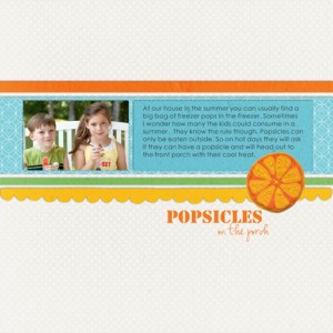 Popsicles on the Porch