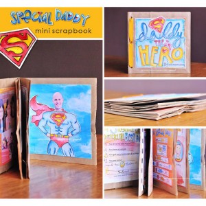SUPERDAD Father's Day Scrapbook