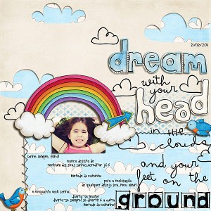 head in the clouds
