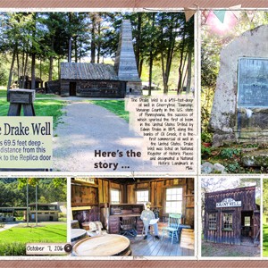 October 2016 Scraplift Challenge - Drake Oil Well