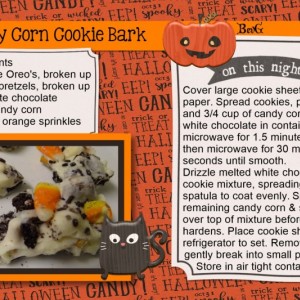 Candy Corn Cookie Bark
