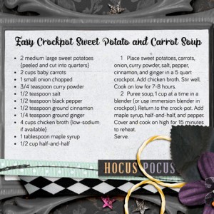 Sweet Potato and Carrot Soup