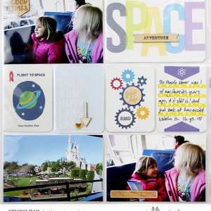 Disney Project Life Album – Tomorrowland Meeting Buzz Lightyear