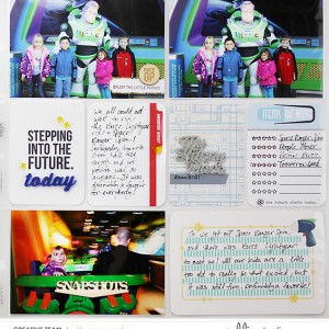 Disney Project Life Album – Tomorrowland Meeting Buzz Lightyear