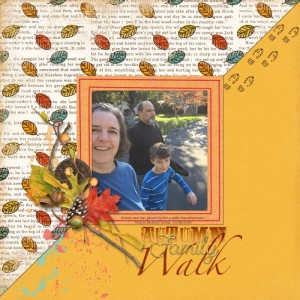 halloween slow scrap 10/23 - Autumn Family Walk