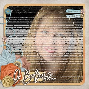 I Believe... (Oct 2016 Inspiration Challenge)