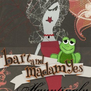 Bart meets Madam Yes - Halloween ATC