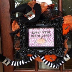 out of Candy sign