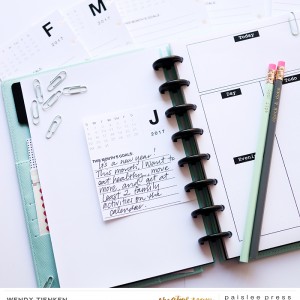 Monthly Goals insert for my Planner