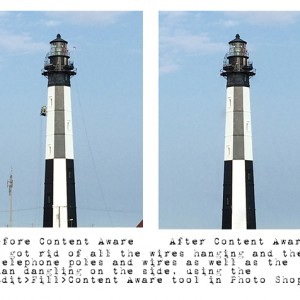 adjusted pic with content aware fill tool
