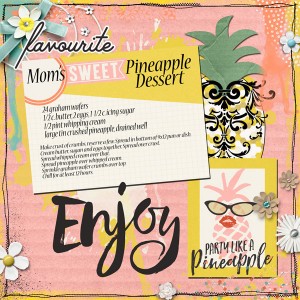 Mom's Pineapple Dessert