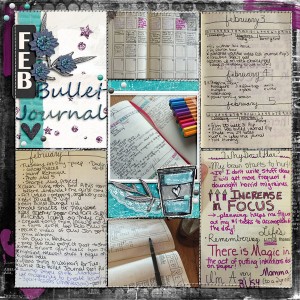 Feb Bullet Journal Peek
