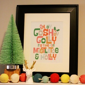 xmas print