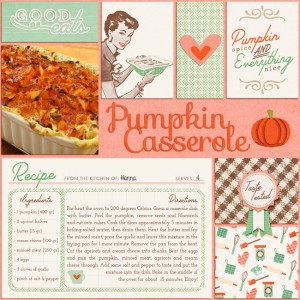 Pumpkin Casserole