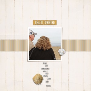 Beach Combing (Dec Scraplift challenge)