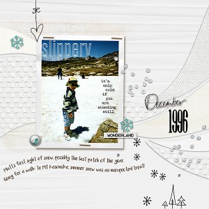 Summer snow