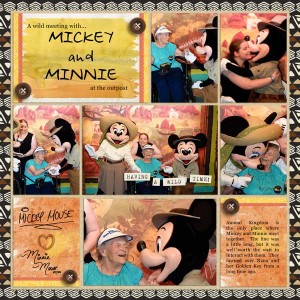 Meeting Mickey and Minnie