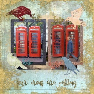 Four Calling Crows