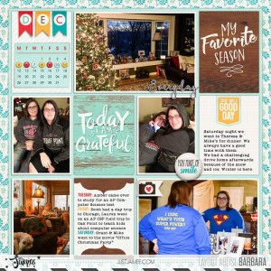 2016 Project Life Week 50 Left Side