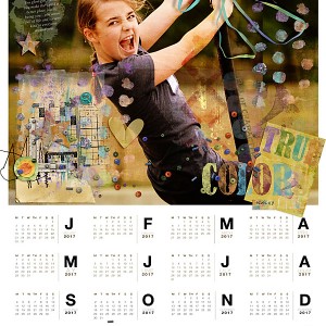 Alex True Colors Calendar 2017
