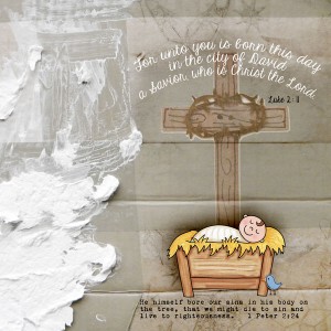 Day1 ~ 12 Days of Art Journaling -- Christ the Lord