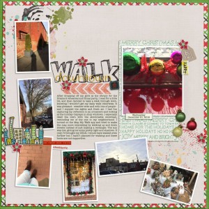 December template - walk downtown