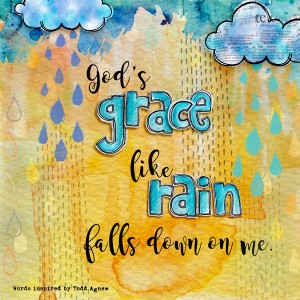 Day 7 - 12 Day Of Art Journaling ~ Grace Like Rain