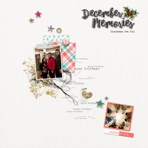 2016 Photo Book Back Cover page - XMas Eve