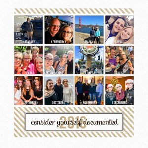 2016 Project Life | Back Album Cover