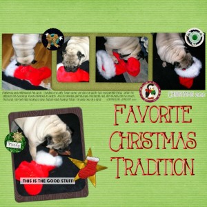 MOC4stylin' titles - Favorite Christmas Tradition