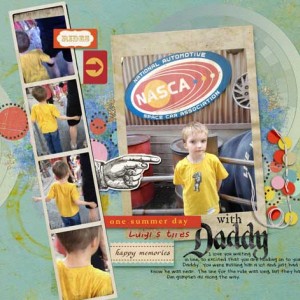 with daddy