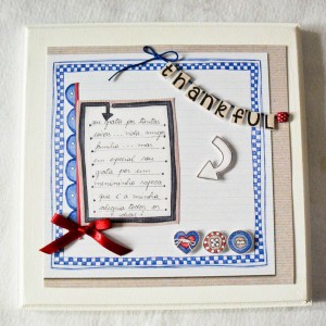 thankful - hybrid page