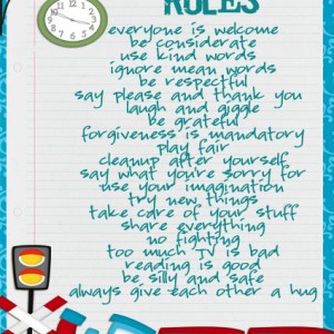 Playroom Rules
