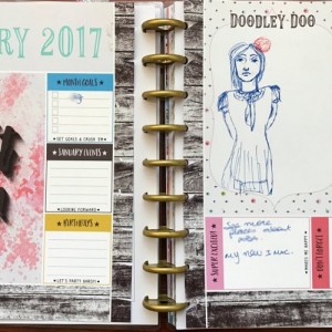 Planner spread 1 January