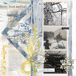 First Snowstorm of the 2017 Winter Season (SWL MIS Templ. Chall. Jan 7, 2017)
