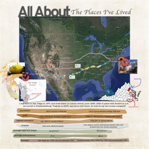 MOC 8 - all about - The Places I've Lived Page 1 of 2